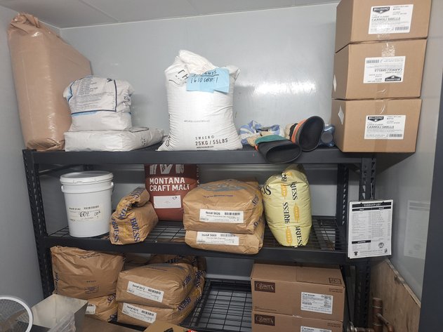 Image for Contents of Brewing Storage with Shelving