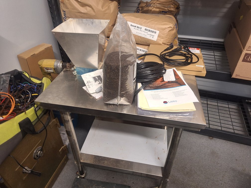 Tabletop Mounted Drill Driven Grain Mill