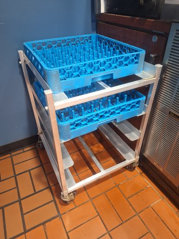 Image for Rolling Shelf for Glass Racks