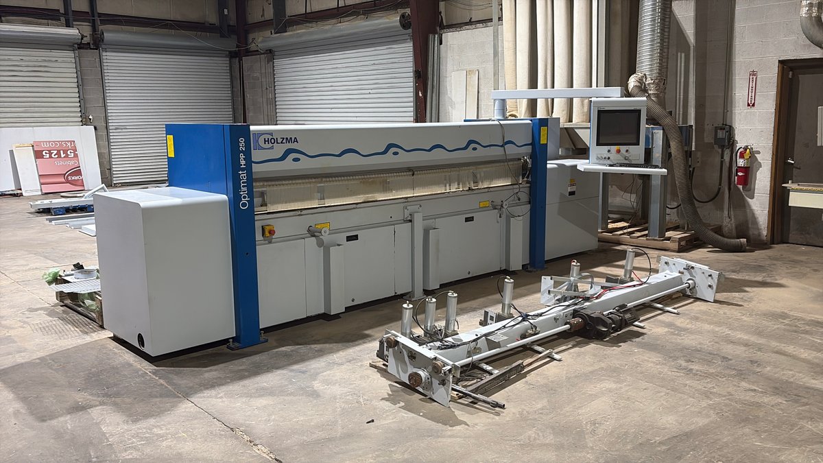 Beam Saw - 2007 HOLZMA Optimat HPP 250 Industrial Front-Loading Horizontal Panel/Beam Saw