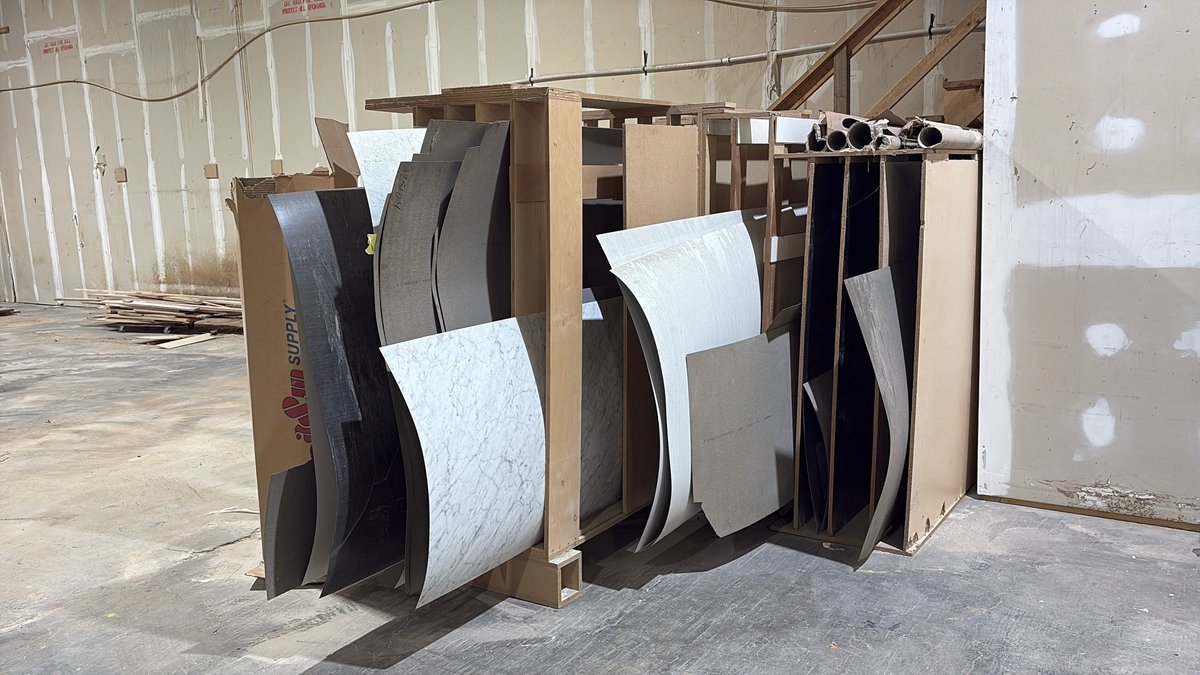 Vinyl Sheet Rack