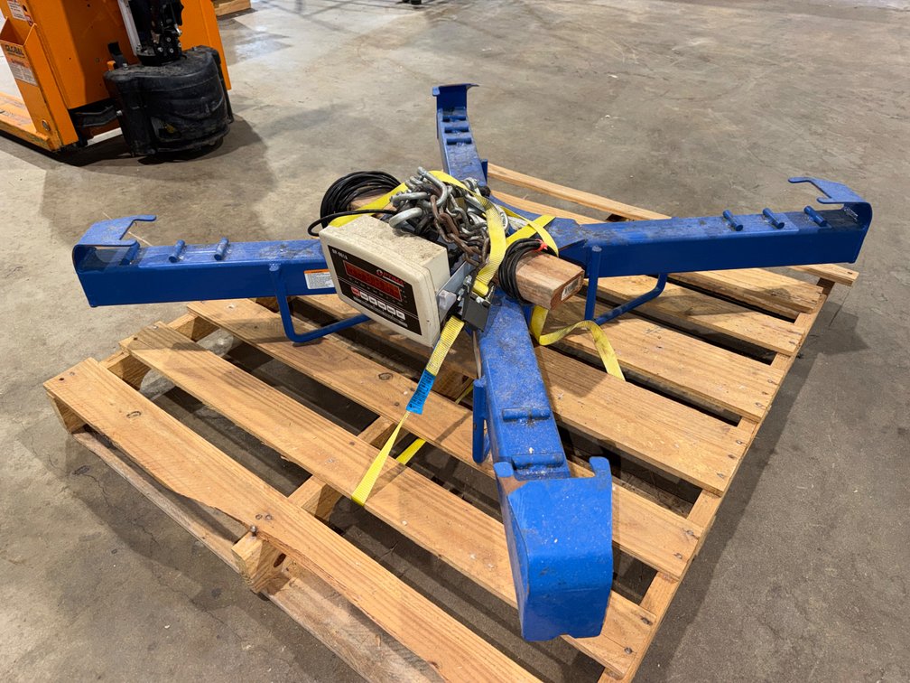 Forklift Super Sack Handler and OPTIMA Load Scale