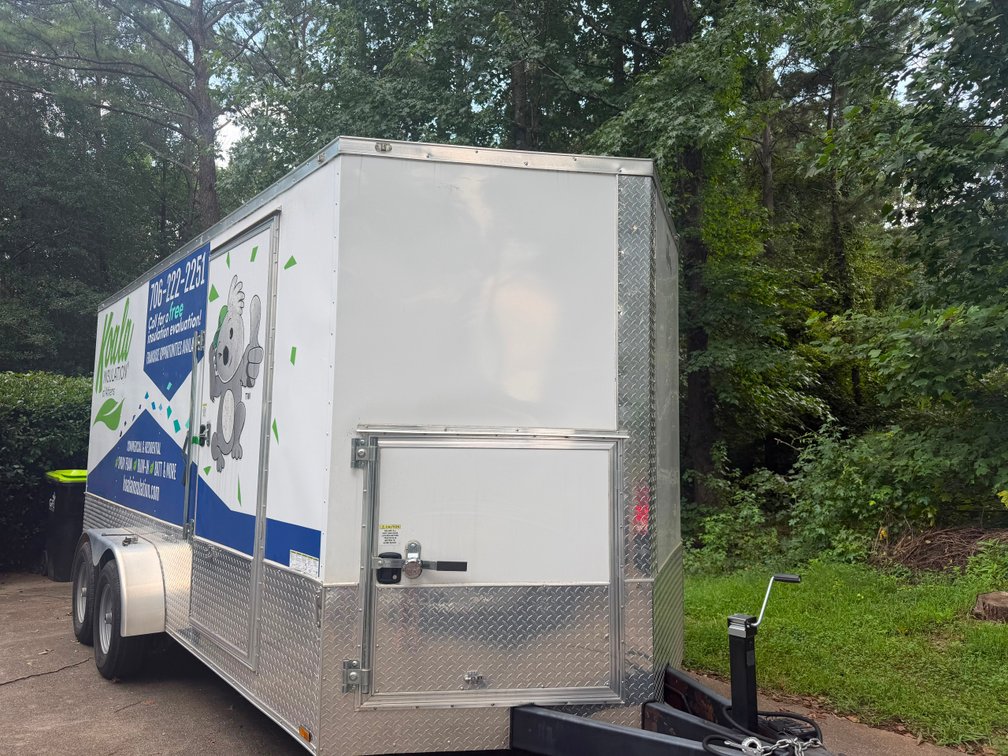 Image for Atlanta, GA: ANVIL Trailer & Mounted COOL MACHINES CM1500 Fiberglass Insulation Blowing Rig