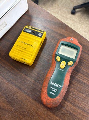 Image for AIRSPACE AI-1201-V CO/Methane Gas Detector & EXTECH 461920 Laser Tachometer