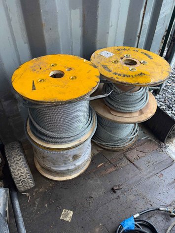 Image for (4) Reels of Galvanized Steel Wire Cable