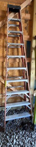 Image for WERNER 10ft Fiberglass Step Ladder