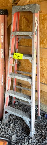 Image for WERNER 6ft Fiberglass Step Ladder