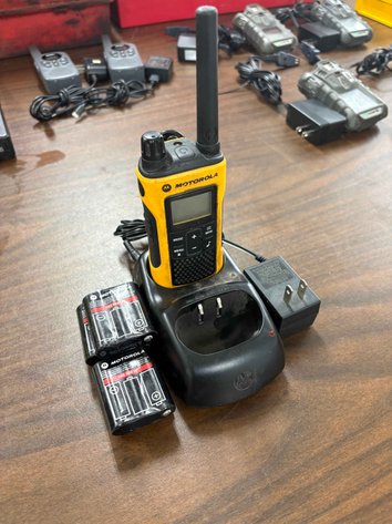 Image for MOTOROLA Two-Way Radio with Dual Charger & Rechargeable Batteries
