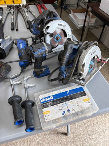 Image for KOBALT Power Tools & Accessories w/ Air Fittings Kit and Handles