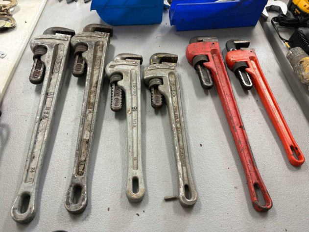 Image for Assorted RIDGID Heavy-Duty Pipe Wrenches