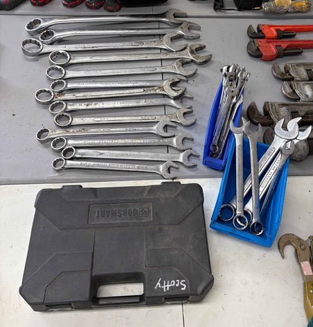 Image for BRIDGSON & JOBSMART Mechanic Wrench's w/ (1) Socket set