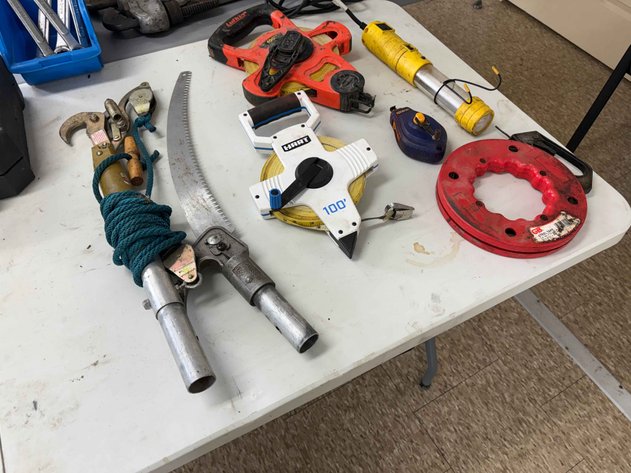 Image for Assorted Measuring Tapes, Tree Pruning Tools & Jobsite Equipment