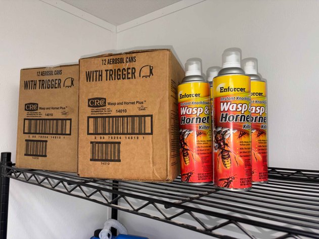 Image for (2) Boxes of CRC Commercial Pest Control Spray w/ Enforcer Wasp Spray Cans
