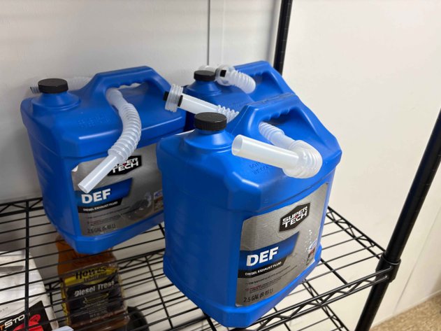 Image for (3) Super Tech 2.5 Gal Diesel Exhaust Fluid Containers