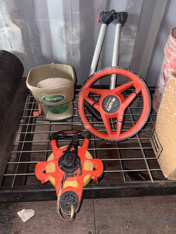 Image for LUFKIN Measuring Wheel and Tape & SCOTTS Spreader