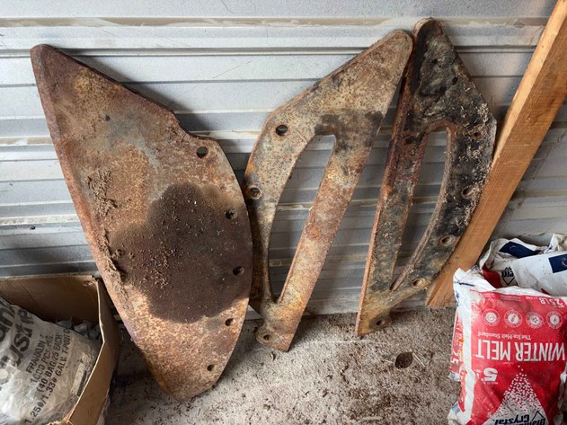 Image for (3) Heavy-Duty Steel Equipment Plates & Brackets