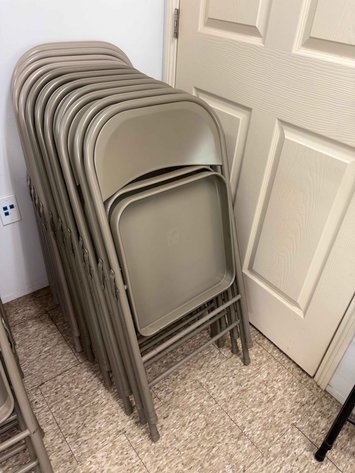 Image for (12) Metal Folding Chairs