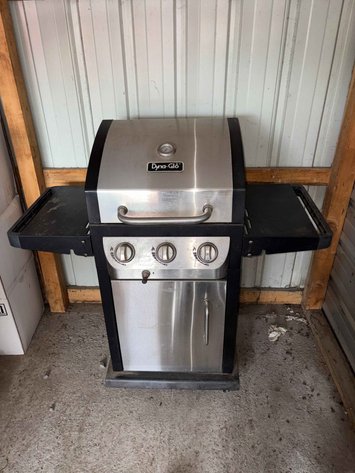 Image for DYNA-GLO 3-Burner Stainless-Steel Propane Grill