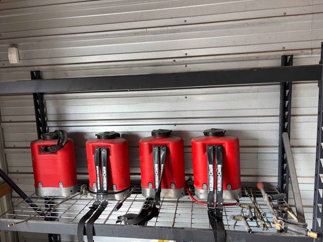 Image for (4) BIRCHMEIER Backpack Sprayers with Accessories