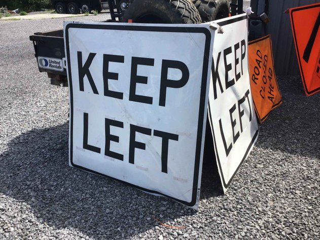 Image for (2) Keep Left/ (2) Lane End – Merge Right/Left