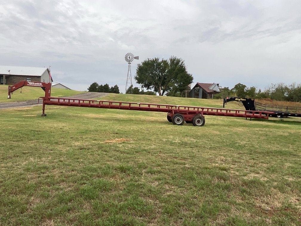 Red Ox hay bale trailer