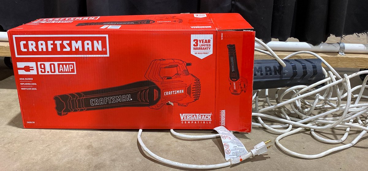 Craftsman 9.0 Amp Electric Leaf Blower with 140 MPH Speed
