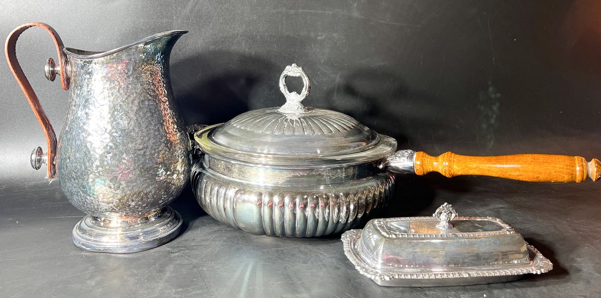Silver-Plated Serving Pieces Made in Argentina