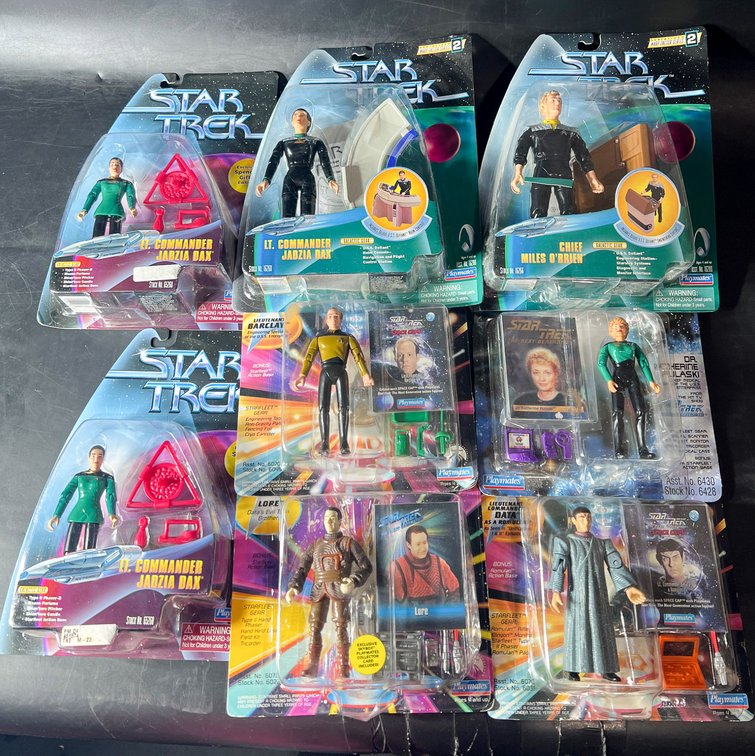 Star Trek Action Figures with Original Packaging