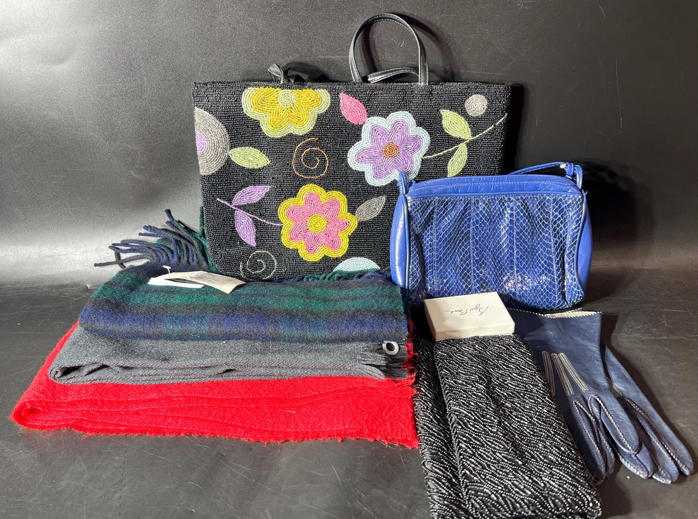 Accessories With Scarves, Bags, Gloves, and Cufflinks