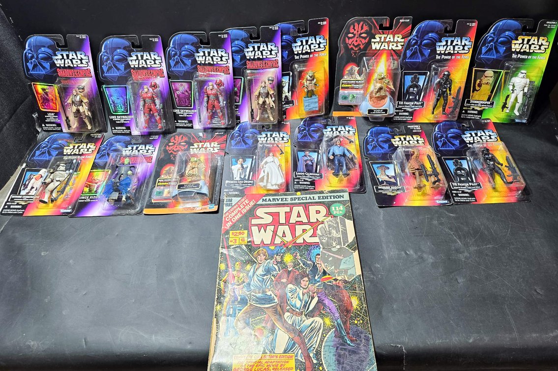 Star Wars Action Figures and Marvel Special Edition Comic Book