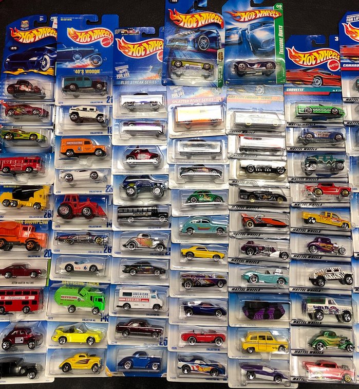 70 Hot Wheels Cars Plus 2 Treasure Hunt Series