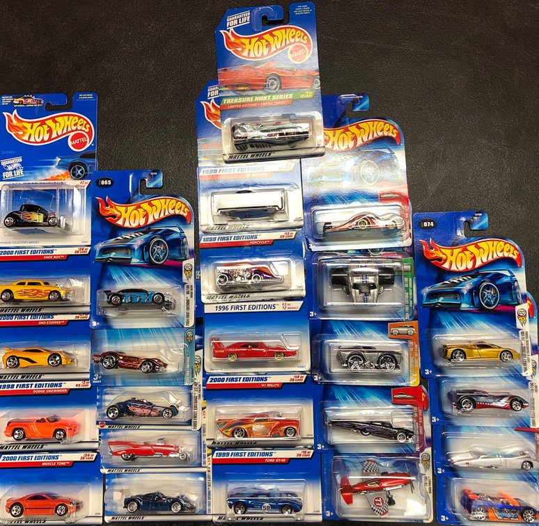 24 First Edition Hot Wheels Plus 1 Treasure Hunt Series Car