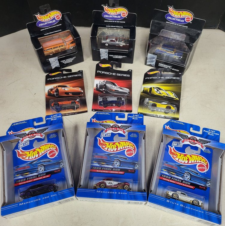 9 Limited Edition Hot Wheels: Porsche and Final Run Series