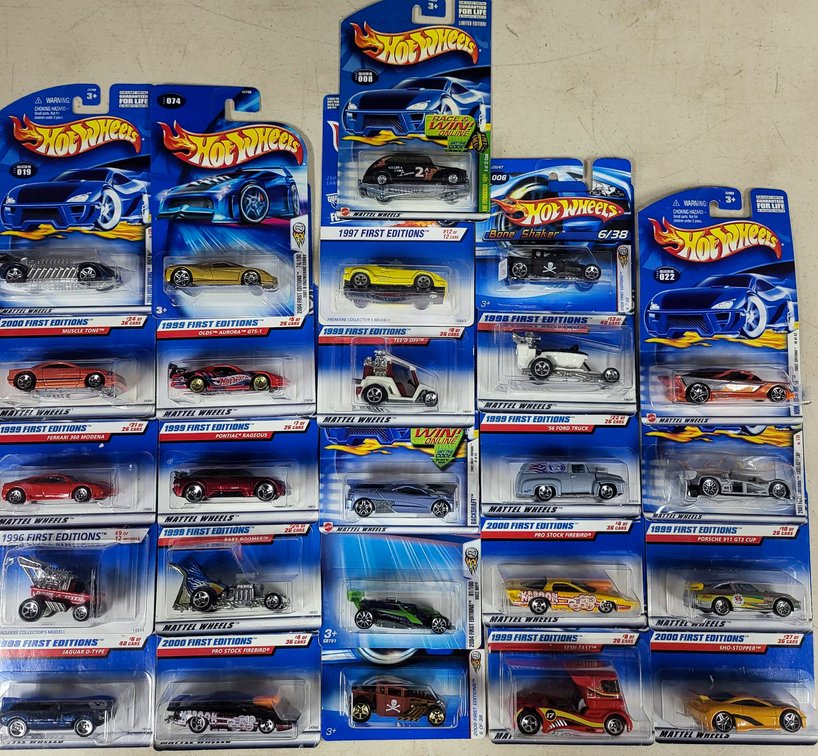 24 Hot Wheels 1st Editions Plus 1 Treasure Hunt Series