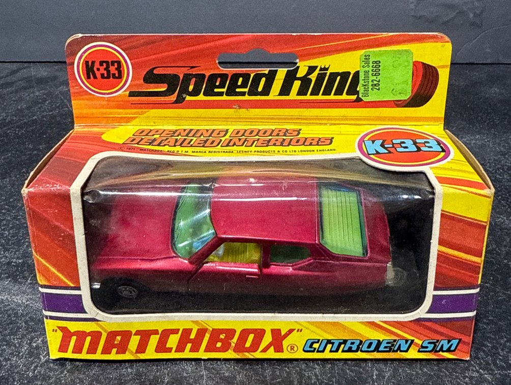 Matchbox Speed Kings K-33 Citroen SM in Original Packaging