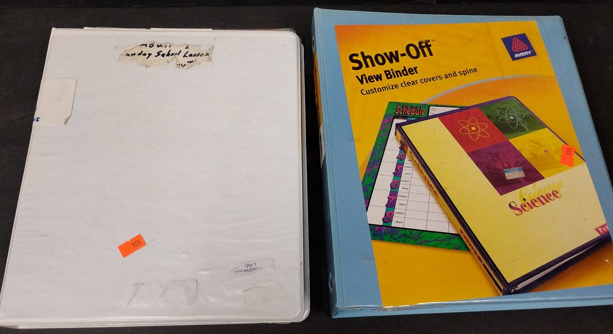 Two Binders With Assorted Sports Cards Including Football and Baseball
