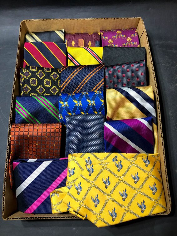 17 Silk Neckties Including Gerardini and Brooks Brothers