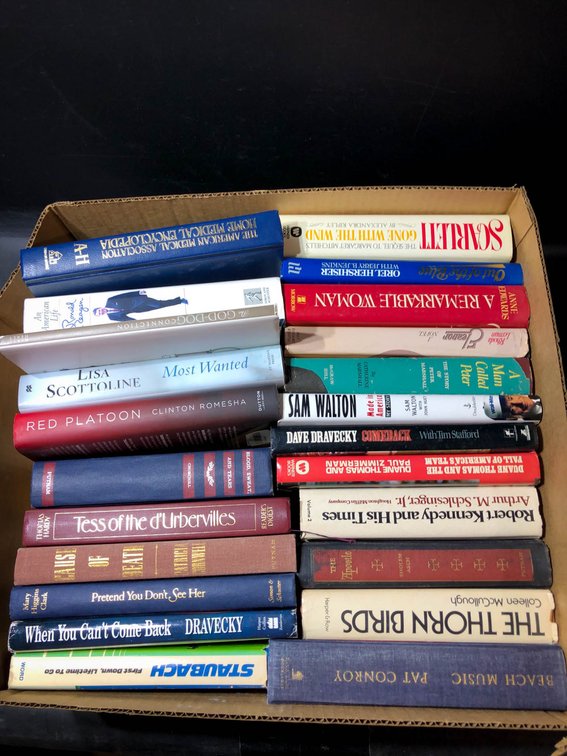 Hardcover and Paperback Books in Mixed Genres