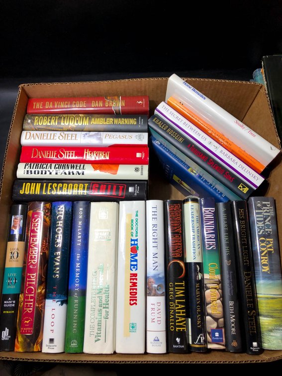 Hardcover and Paperback Fiction and Non-Fiction Books