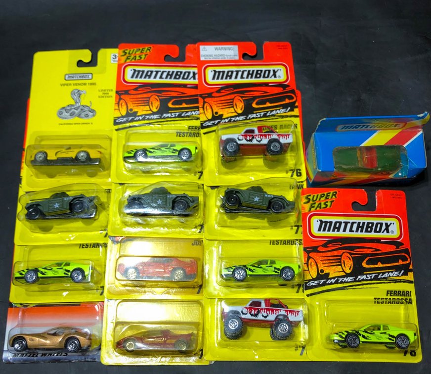 Matchbox Superfast Diecast Cars in Original Packaging