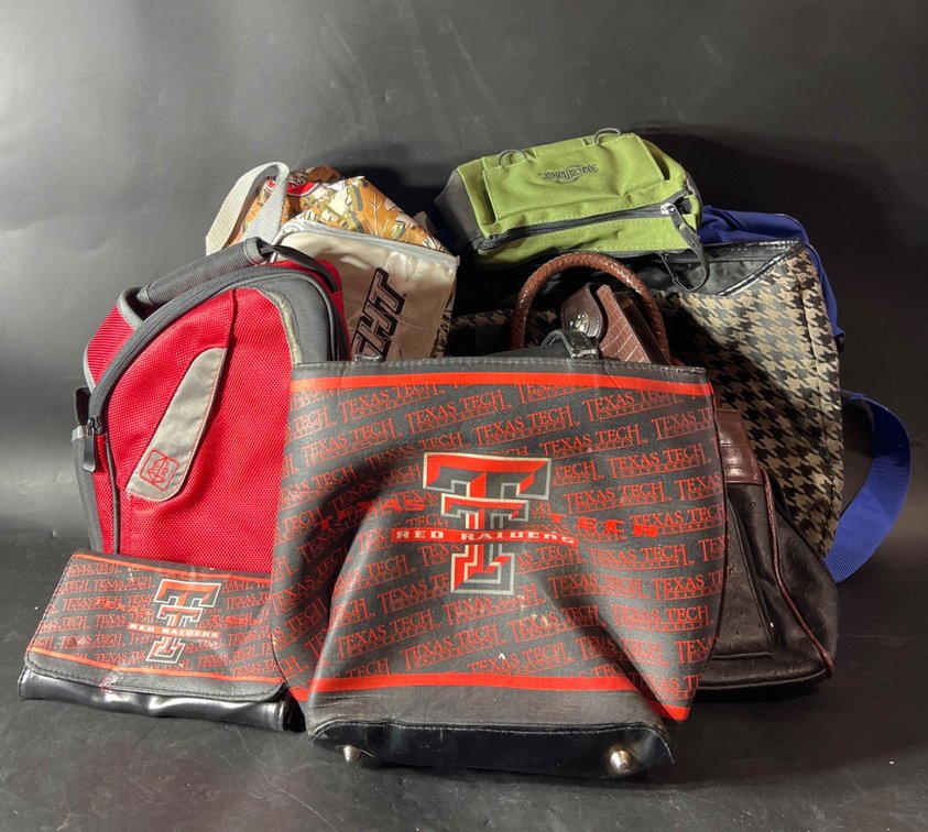 Bags, Coolers, and Totes Featuring Various Designs