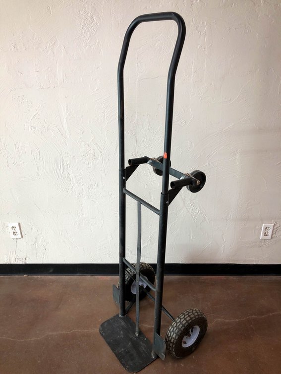 Convertible Two-Wheel Hand Truck/Dolly with Pneumatic Tires