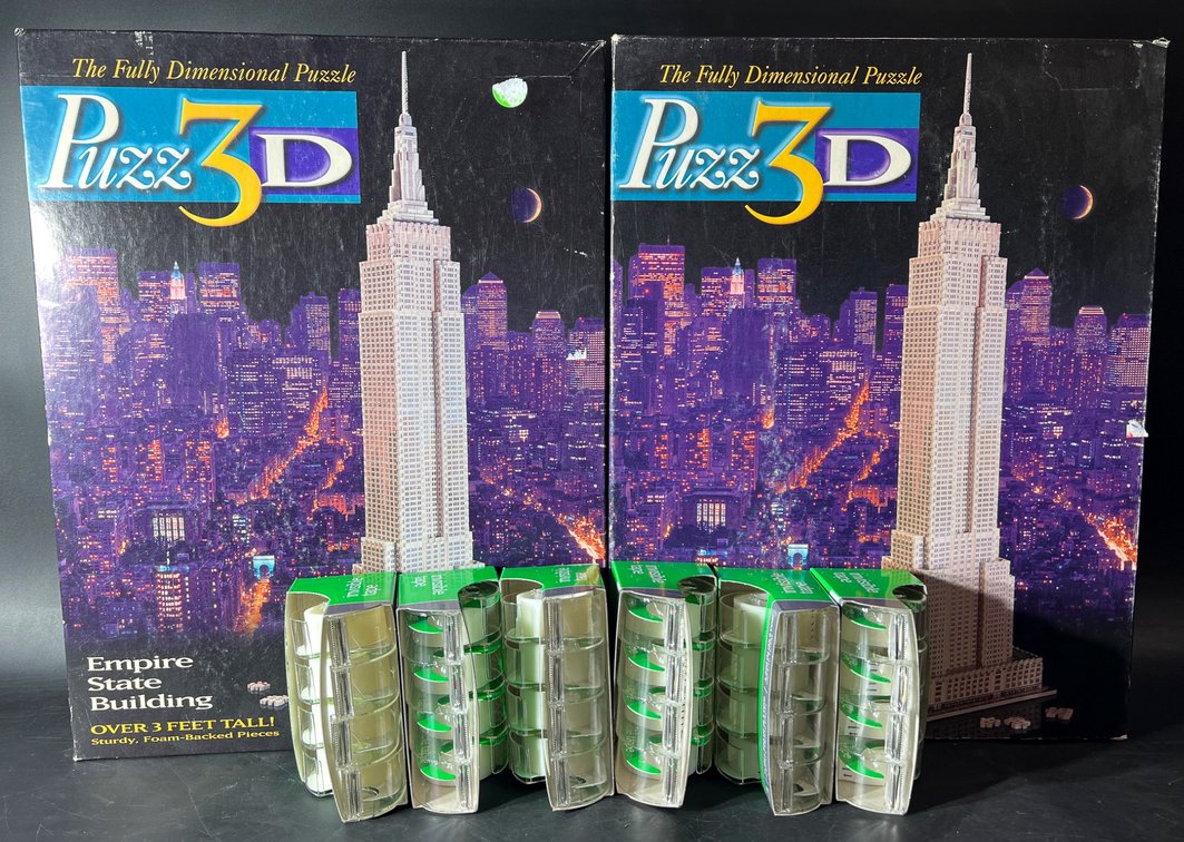 Puzz 3D Empire State Building Puzzle Lot with Foam-Backed Pieces
