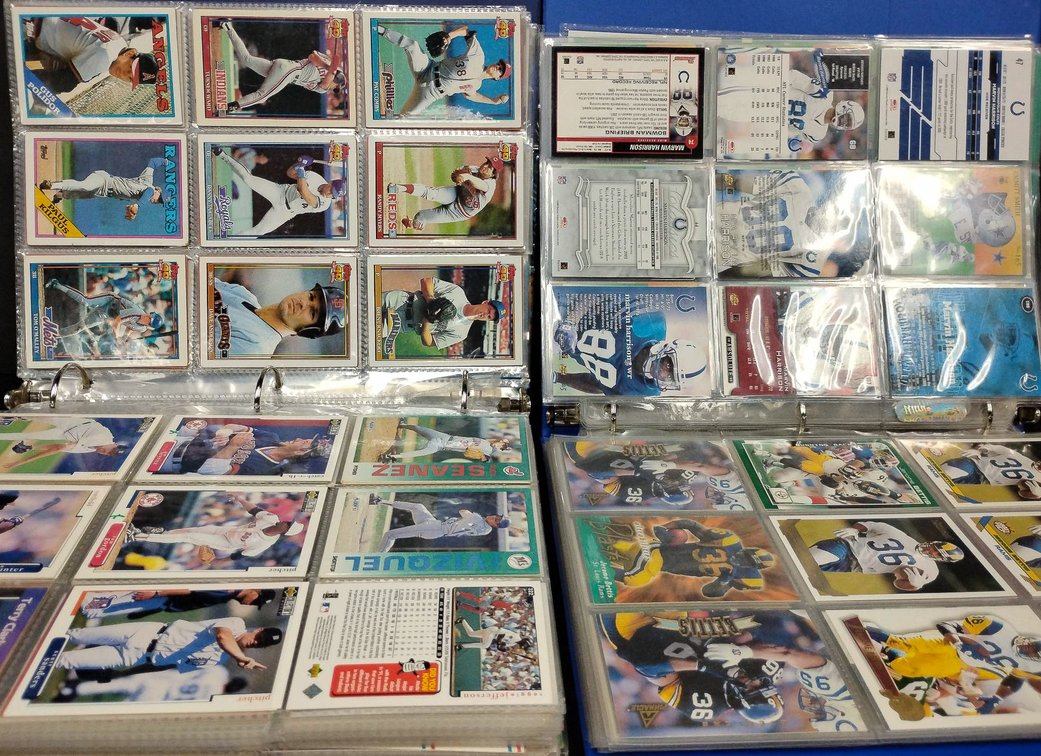 Two Binders of Mixed Sports Cards from the 1990s