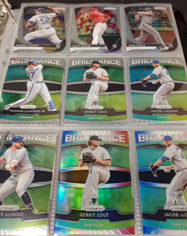 Binder Collection of Foil and Holographic Sports Cards