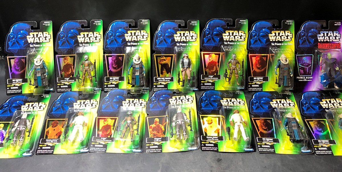 Star Wars ‘The Power of the Force’ Action Figures, Carded