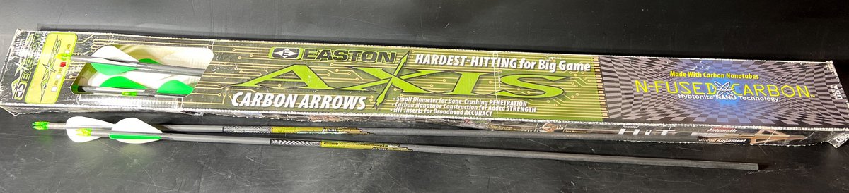Easton Axis Carbon Arrows N-Fused Carbon Hybtonite Nano Technology