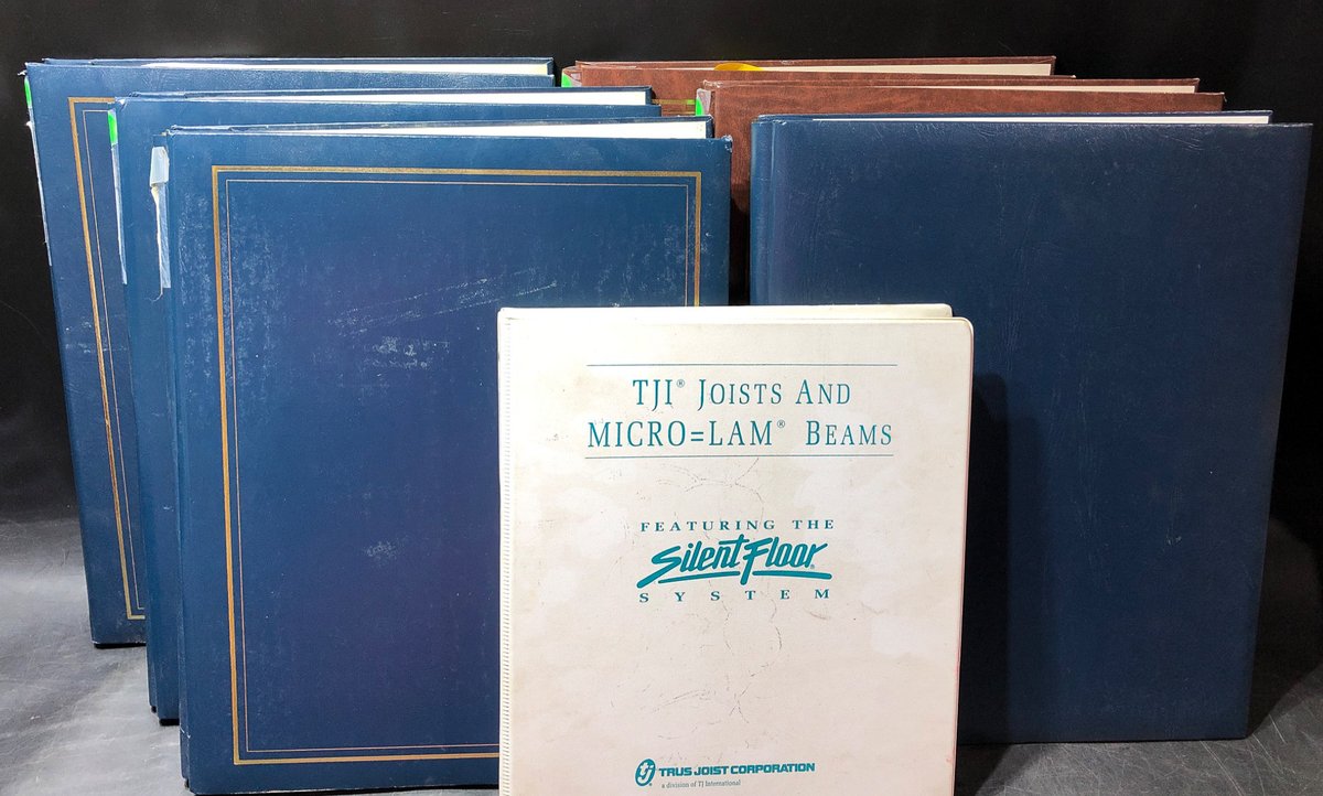 7 Binders Containing Assorted Architectural and Advertising Materials