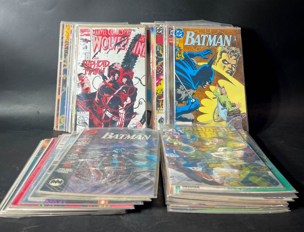 Comic Books Featuring Batman, Wolverine, and More
