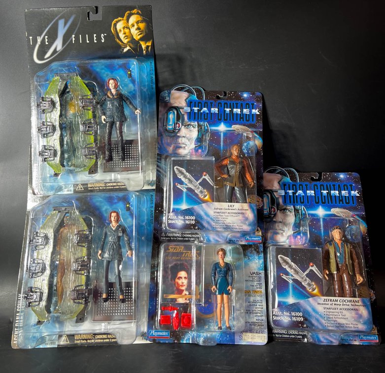 Sci-Fi Action Figures: X-Files and Star Trek